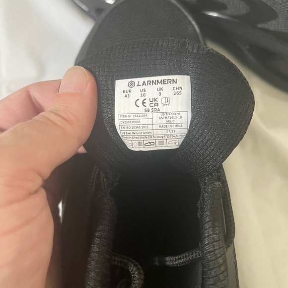 Larnmern Work Men's Steel Toe Sneaker, Size 10, NWOT- Never worn - Picture 4 of 8